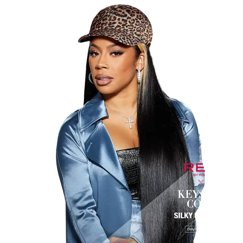 Red By Kiss Keyshia Cole Satin Baseball Cap | Protective All-Over Satin Lining – Choose Color 1