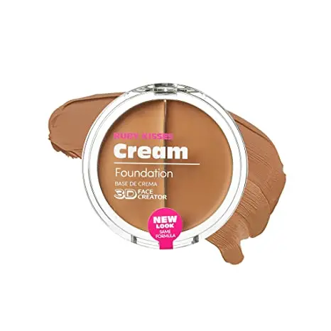 Ruby Kisses 3D Face Creator Duo Cream Foundation | Full Coverage Contour Foundation – Choose Shade 1