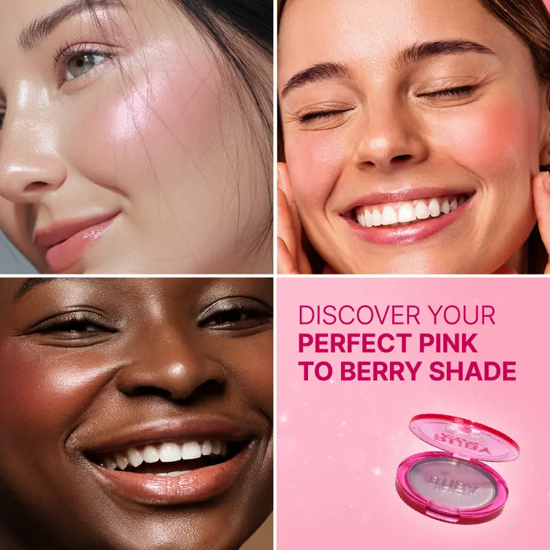 Ruby Kisses Ph Reactive Color Changing Lip & Cheek Balm | Hydrating Dual-Use Tint 2