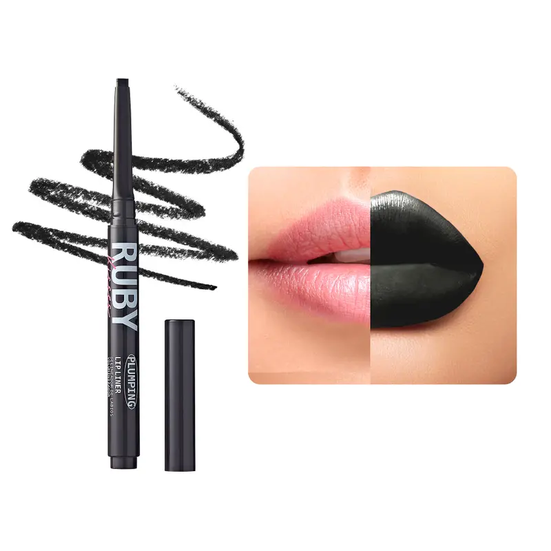 Ruby Kisses Plumping Lip Liner | Long-Lasting Define & Enhance Pencil – Choose Color 12