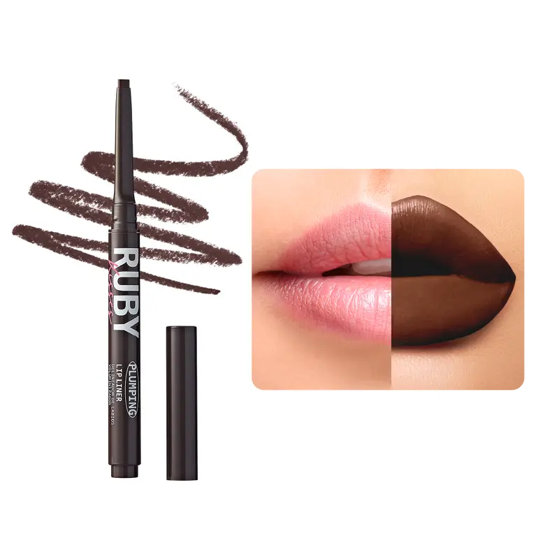 Ruby Kisses Plumping Lip Liner | Long-Lasting Define & Enhance Pencil – Choose Color 8