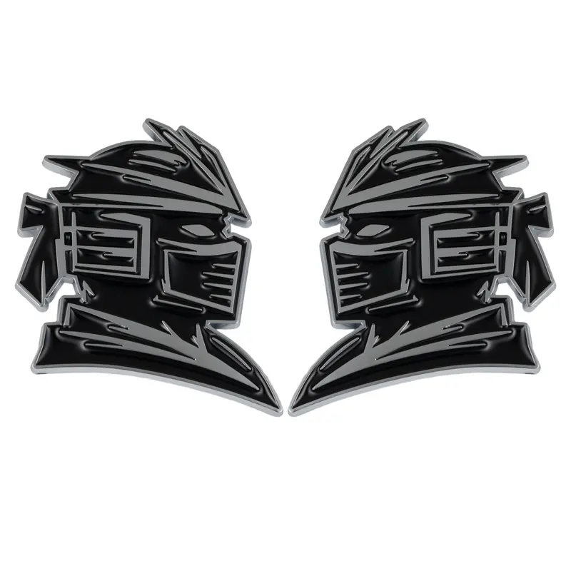 Samurai Emblem - Left & Right - Chrome 1