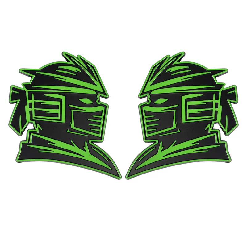Samurai Emblem - Left & Right - Green 1