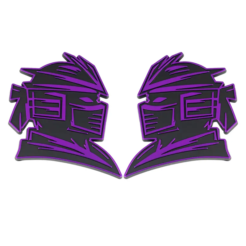 Samurai Emblem - Left & Right - Purple 1