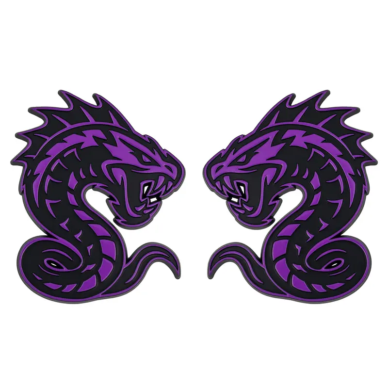 Serpent Emblem - Left & Right - Purple 1