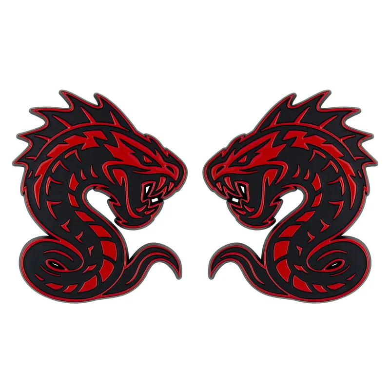 Serpent Emblem - Left & Right - Red 1