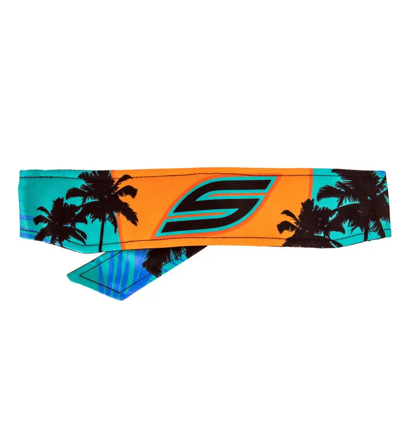 Social Paintball Deluxe Long Tie Headband - Tropics 1