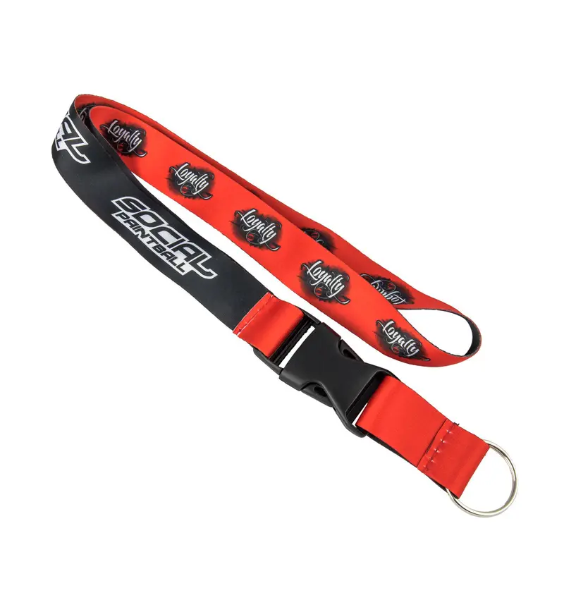 Social Paintball Lanyard - Loyalty Red 1