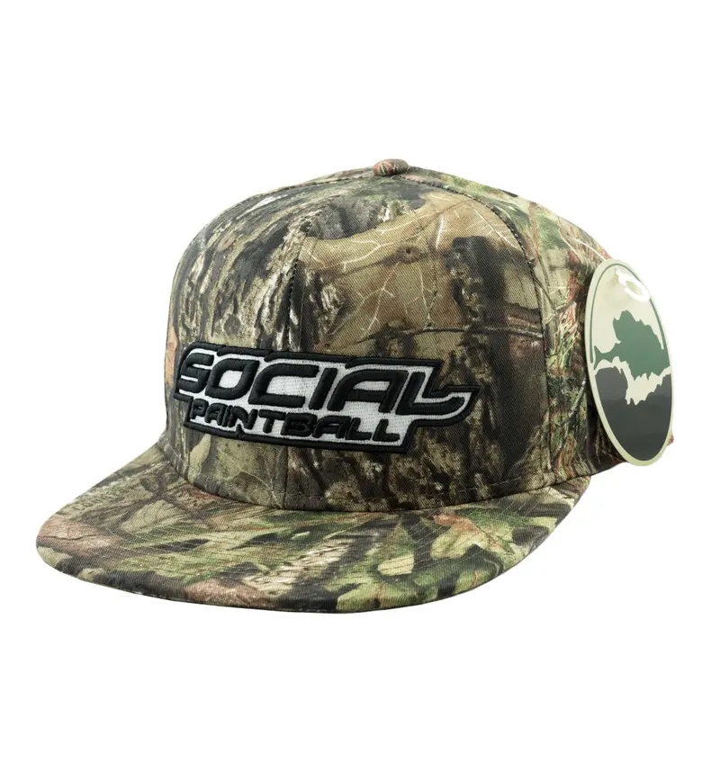 Social Paintball Snapback Hat - Mossy Oak Break-Up Country 1