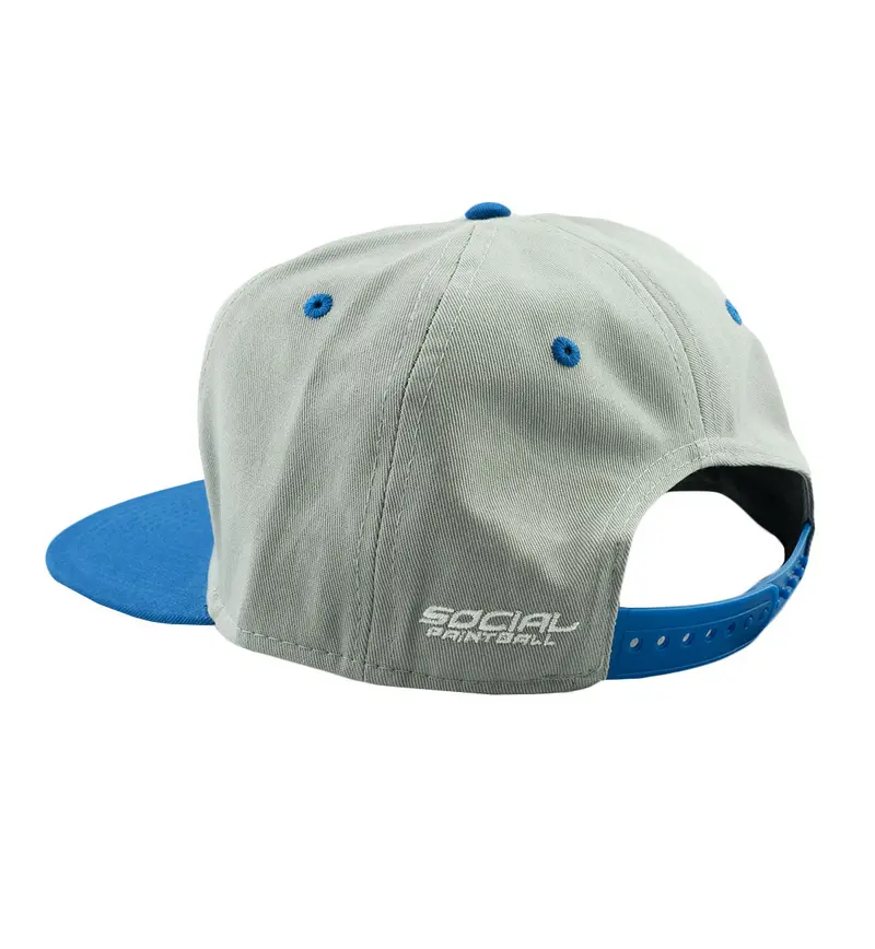 Social Paintball Snapback Hat - Royal Blue S 2