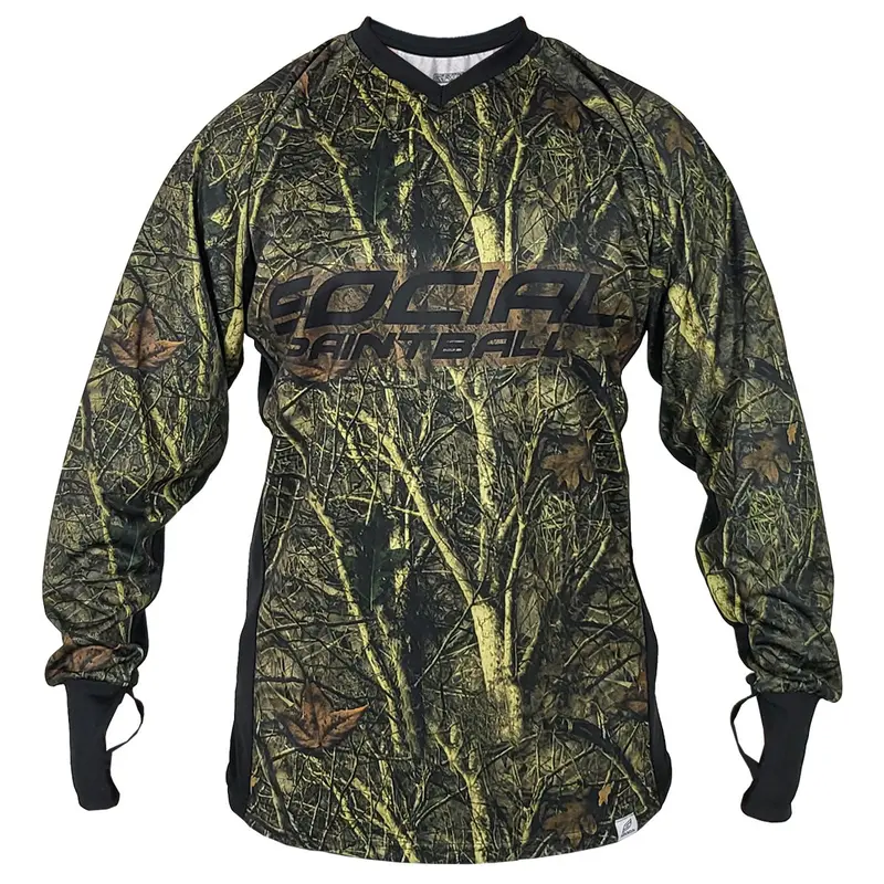Social Paintball Unpadded Smpl Paintball Jersey - Hunter Camo 1