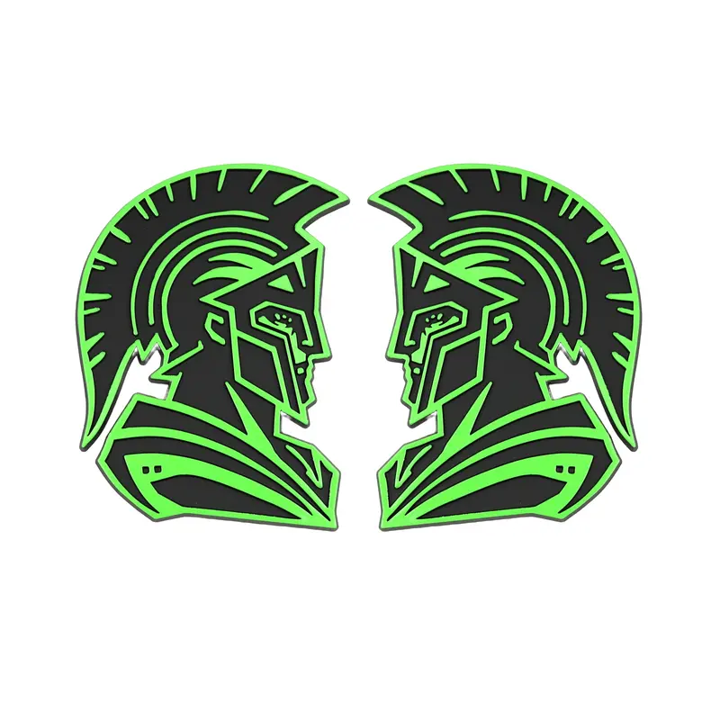Spartan Emblem - Left And Right - Green 1