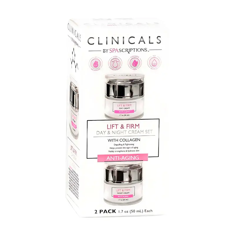 Spascriptions Clinicals Lift & Firm | Day & Night Cream Set With Collagen & Peptides 1