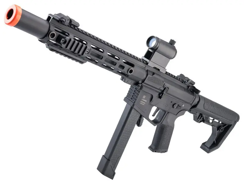 Specna Arms X-Series Flex Etu Airsoft Aeg Pistol Caliber Carbine W/ Hal Mosfet - Black 1