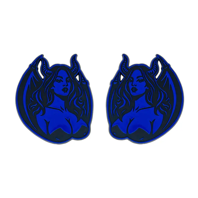 Succubus Emblem - Left & Right - Blue 1
