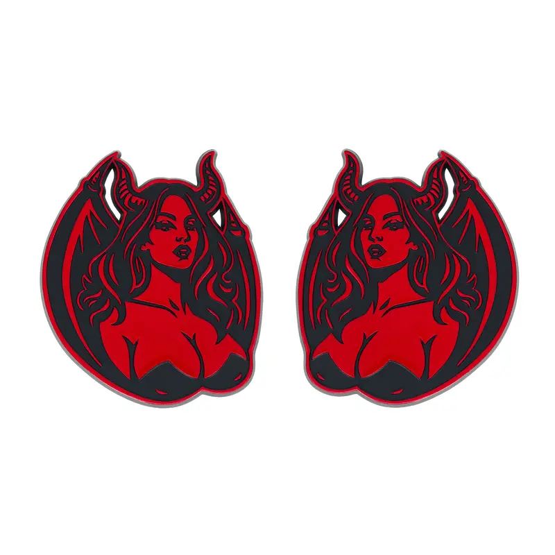 Succubus Emblem - Left & Right - Red 1