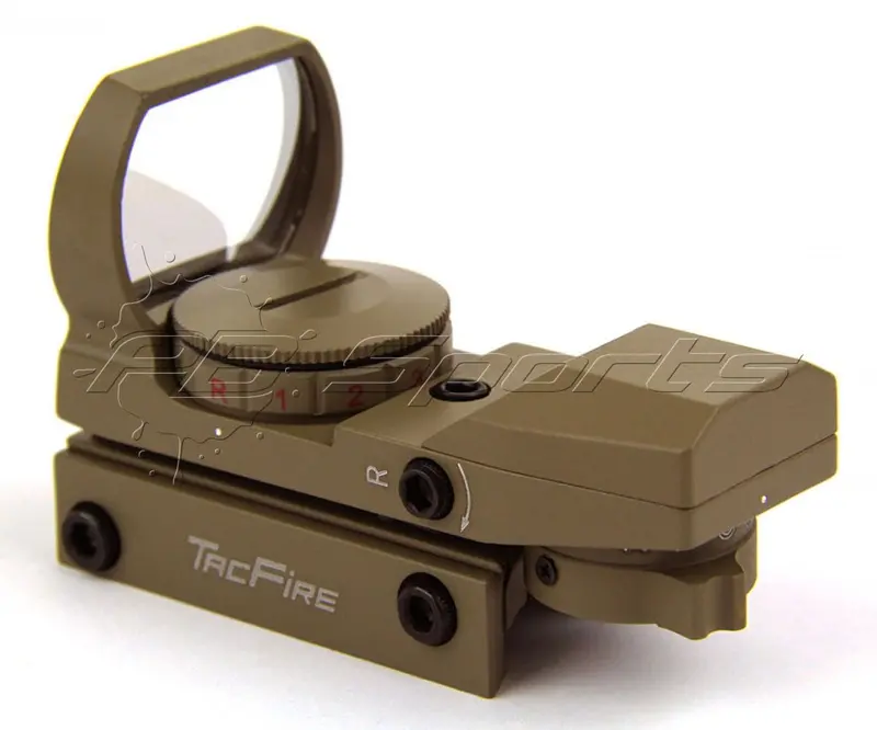 Tacfire Tactical Dual Illuminated Multi Retical Sight - Predator Edition - Fde 2
