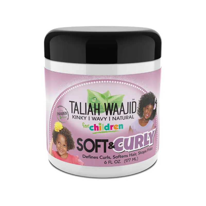 Taliah Waajid Kinky, Wavy, Natural For Children Soft & Curly Curl Cream | Defines Curls, Softens Hair, Stops Frizz - 6 Oz 1