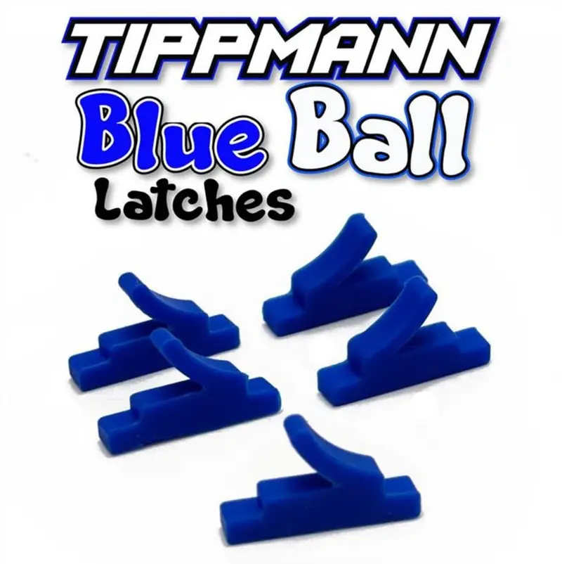 Techt Soft Touch Blue Ball Latch - 5 Pack - Fits Most Tippmanns 1