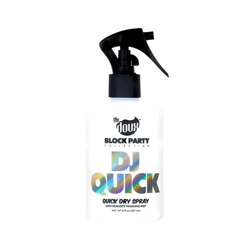 The Doux Dj Quick Quick Dry Spray | Fast-Drying Styling Accelerator – 8 Oz 1