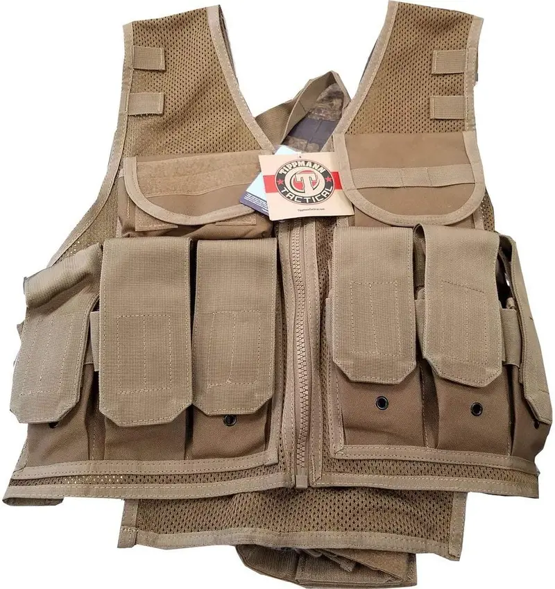 Tippmann Tactical Airsoft Vest - Coyote Tan 1