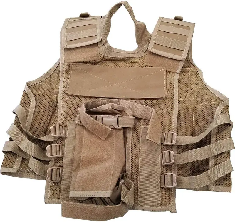 Tippmann Tactical Airsoft Vest - Coyote Tan 2