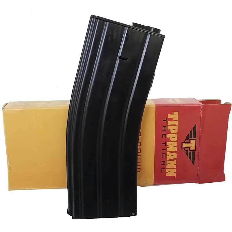 Tippmann Tactical Single Hi Cap Metal Airsoft Flash Magazine 360 Round - Black 1
