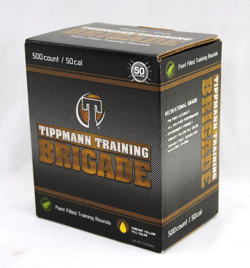Tippmann Training Brigade .50 Cal Paintballs - 500 Count - Yellow Shell / Yellow Fill - No Shipping 1