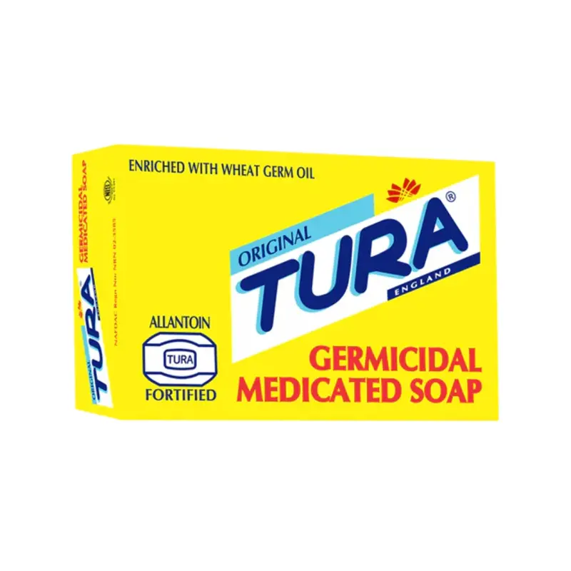 Tura Germicidal Medicated Soap | Antibacterial Cleansing Bar – 2.29 Oz 1