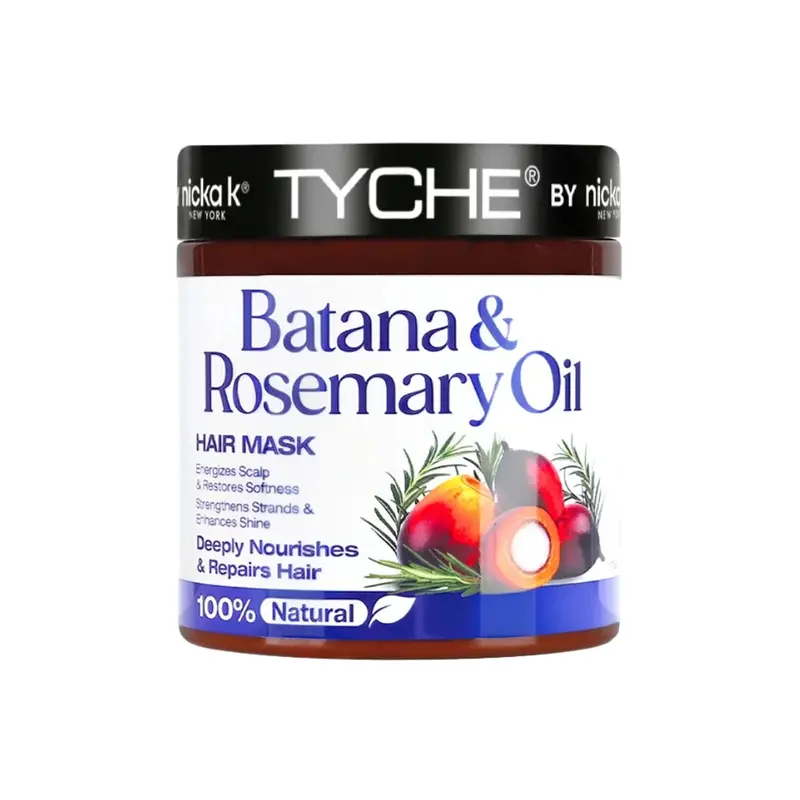 Tyche 100% Natural Batana & Rosemary Oil Hair Mask 17.64 Oz | Deep Conditioning Hair Growth Treatment 1