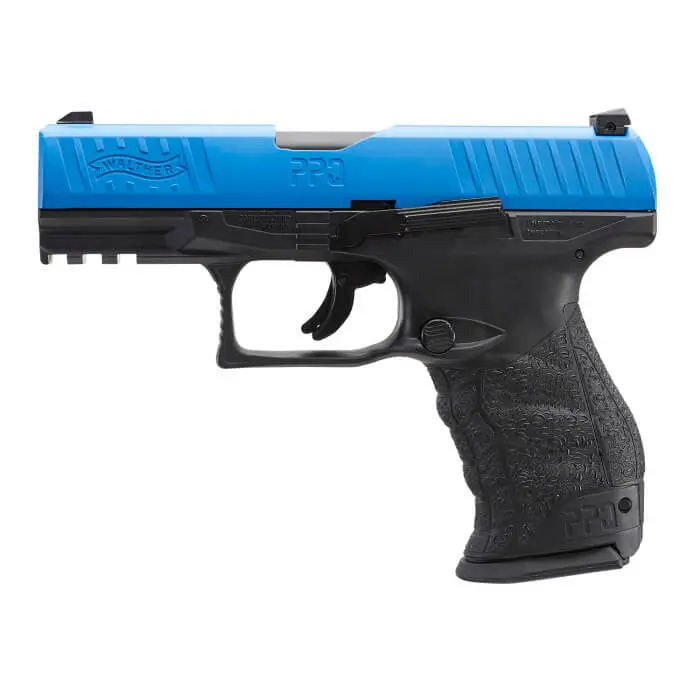 Umarex T4e Walther Ppq M2 Limited Edition .43 Cal Paintball Pistol - Blue/Black 1
