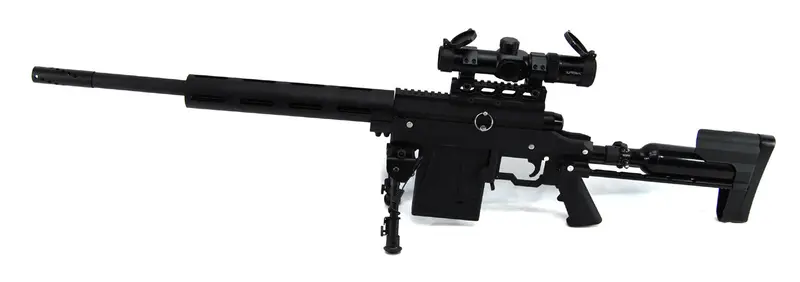 Used Carmatech Sar-12C Paintball Sniper W/ Supremacy Scope 2