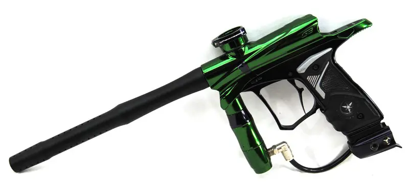 Used Dangerous Power G3 Paintball Marker - Green/Black 1