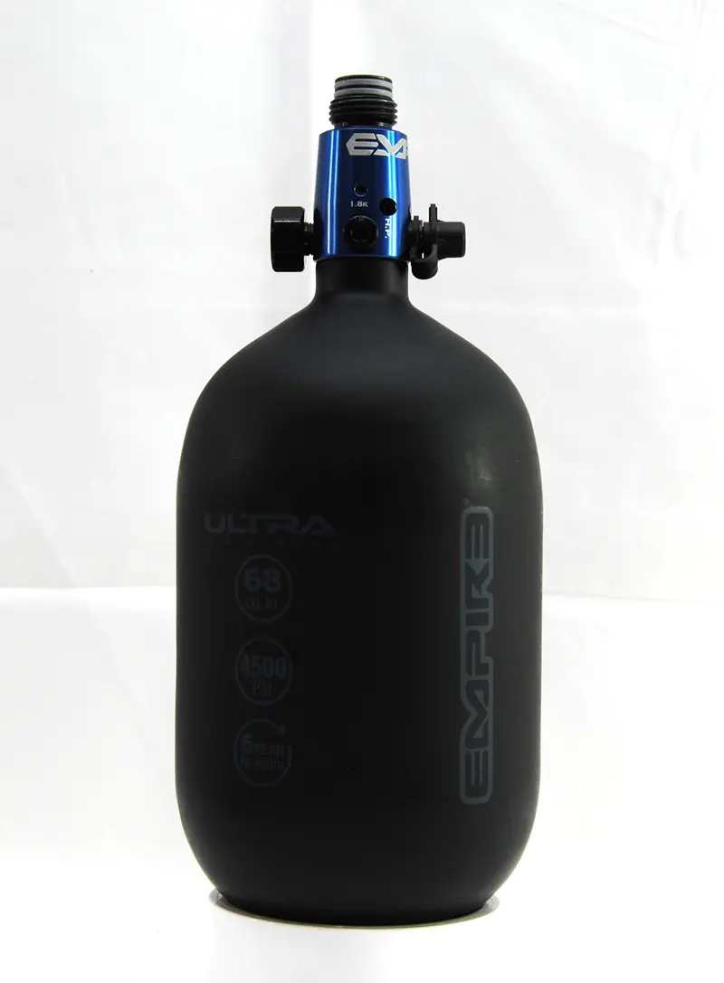 Used Empire 68Ci/4500Psi Ultra Air Tank - Black/Blue 1