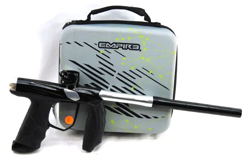 Used Empire Syx 1.5 Paintball Marker - Black/Silver Gloss 2