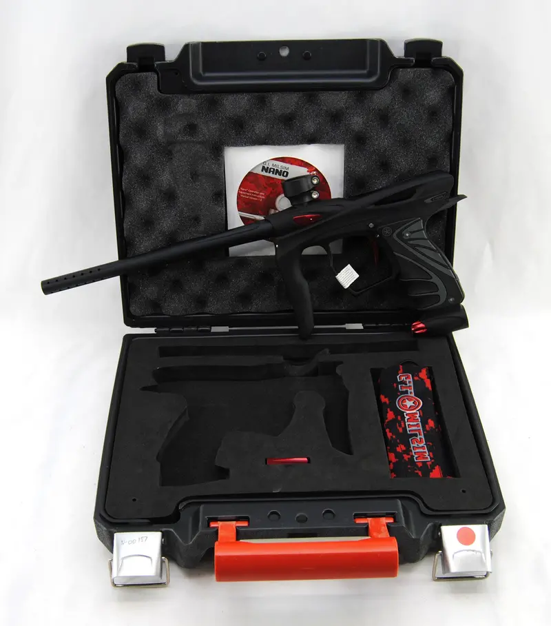 Used G.I. Milsim Nano 50 Cal Paintball Gun - Black/Red 1