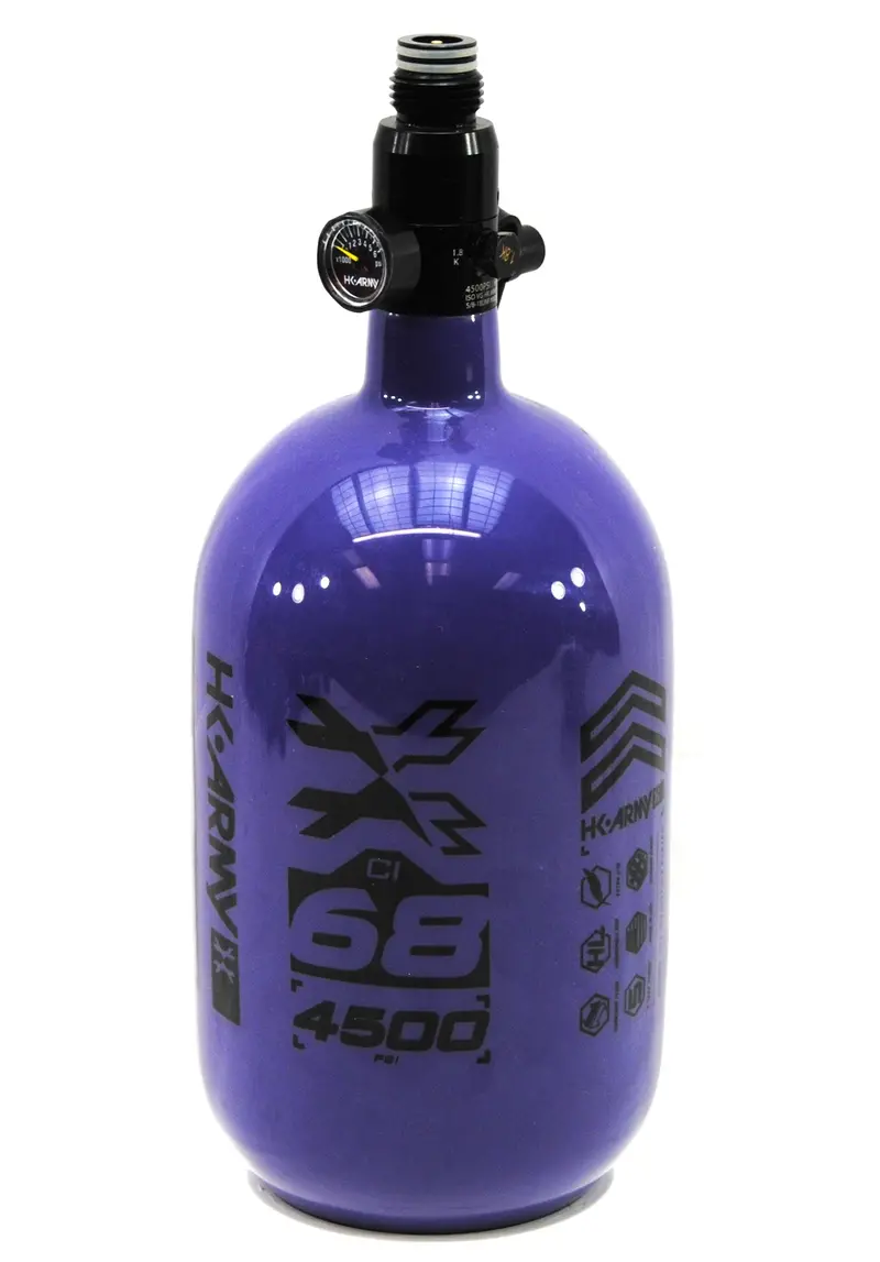 Used Hk Army 68Ci/4500Psi Compressed Air Tank - Purple 1