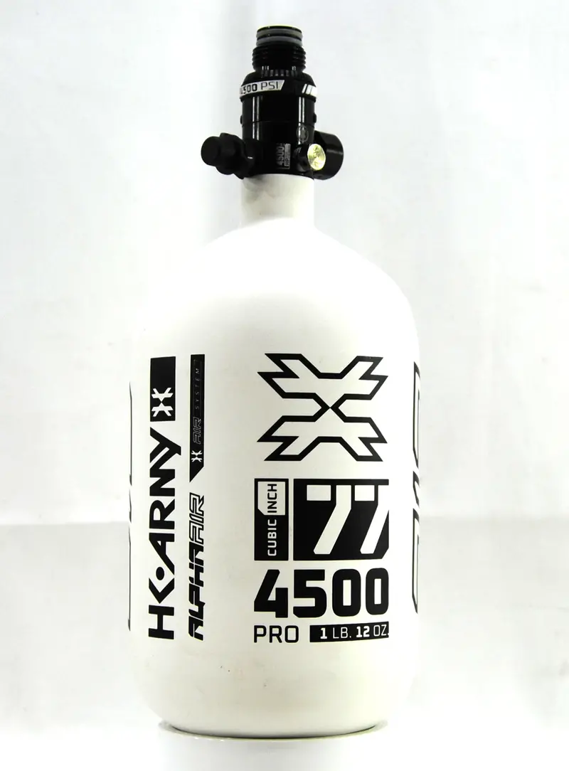 Used Hk Army Alpha Air 77Ci/4500Psi Tank - White/Black 1