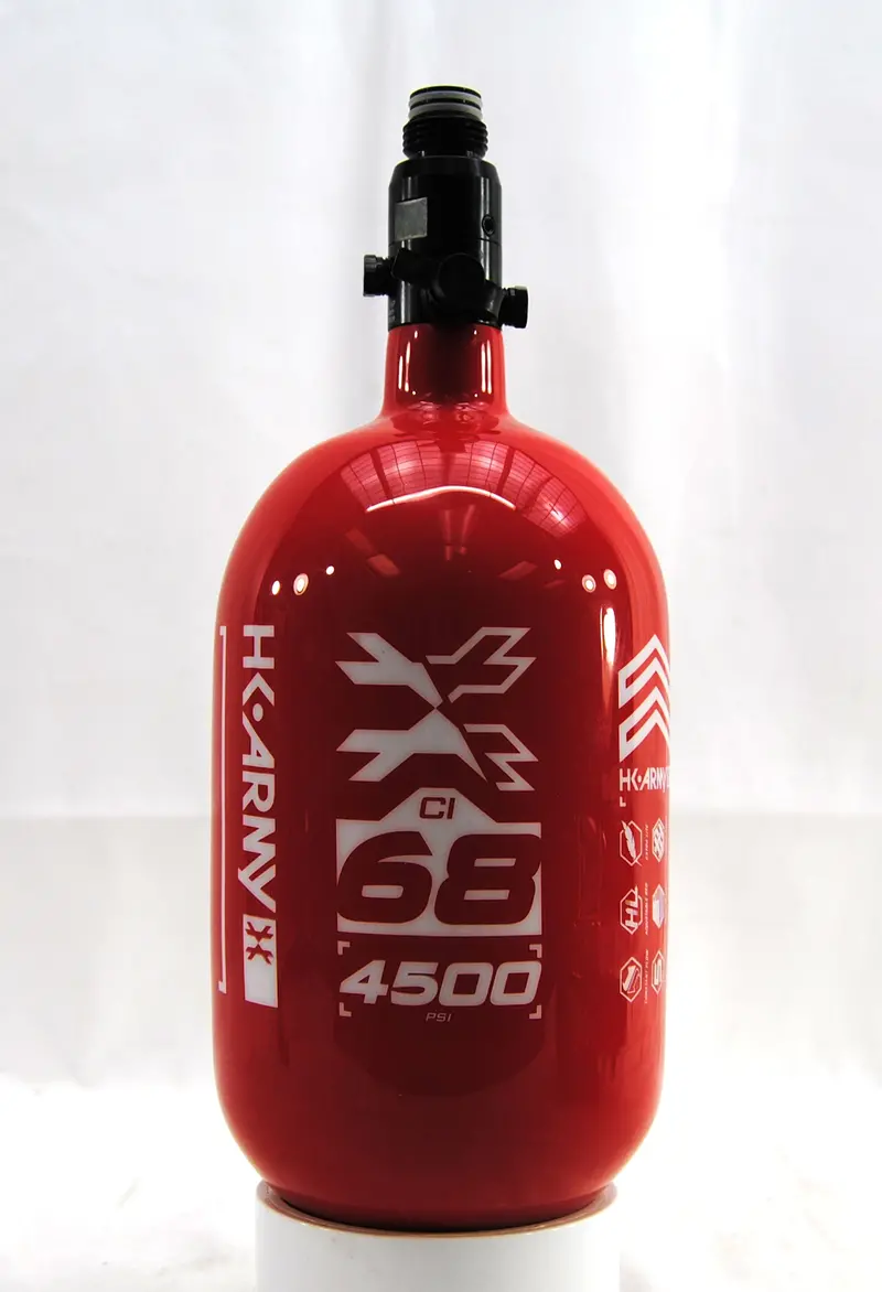 Used Hk Army Compressed Air 68Ci/4500Psi Tank - Red 1
