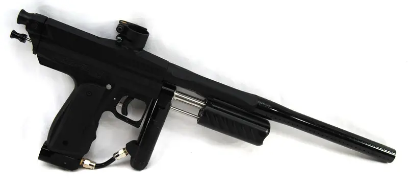 Used Inception Designs Autococker Pump Kryptonite Full Block - Matte Black 2