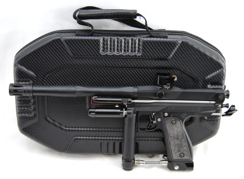 Used Inception Designs Fighter Mini Autococker - Dust Black 1