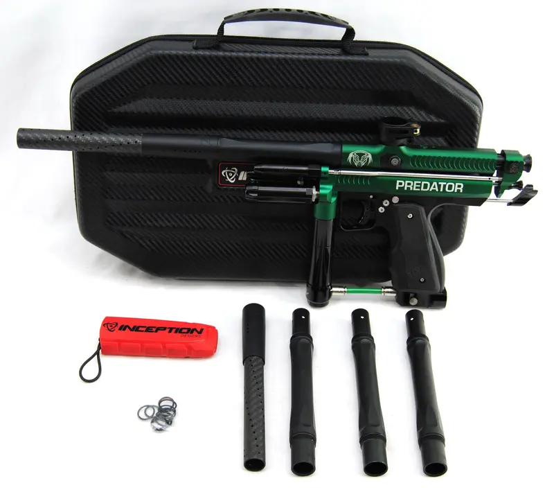 Used Inception Designs Mini Predator Autococker #009 - Green 1