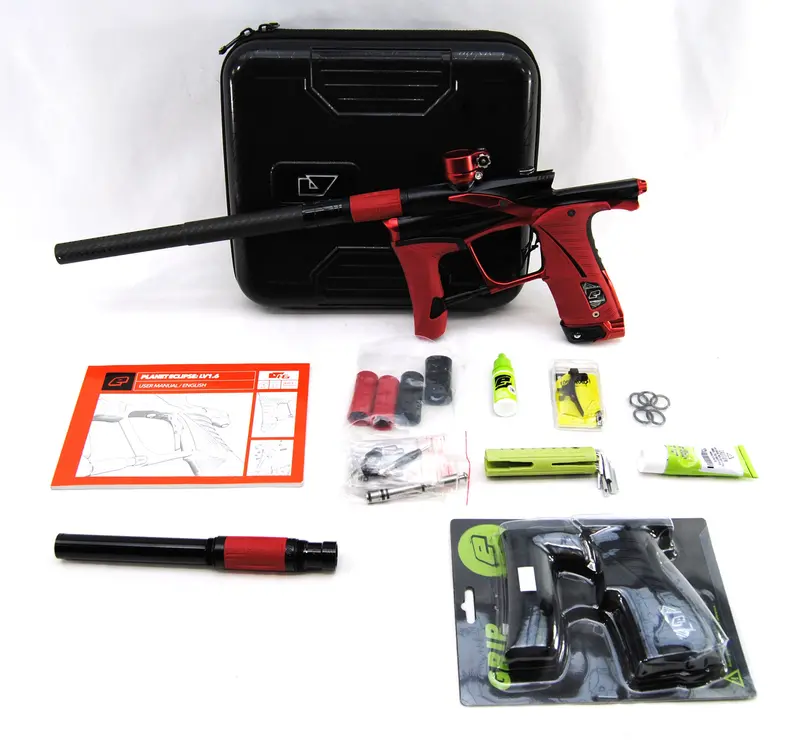 Used Planet Eclipse Lv1.6 Paintball Marker - Black/Red 1