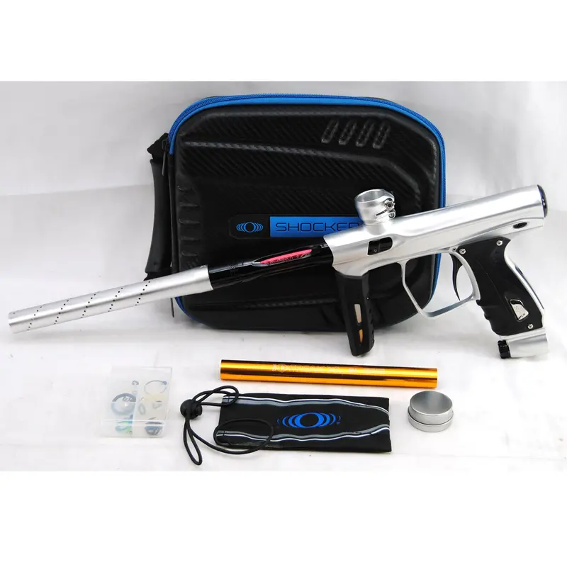 Used Shocker Paintball Xls - Silver/Black 1