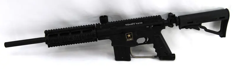 Used Tippmann Project Salvo W/ E-Grip - Black 1