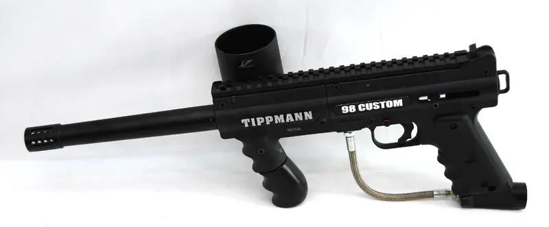 Used Tippmann Sports 98 Custom W/ Cyclone Feed System 1