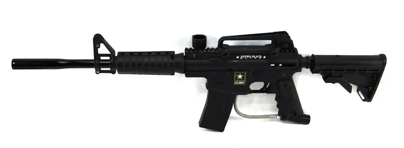 Used Tippmann Sports Alpha Black Elite W/ Sniper Barrel 1