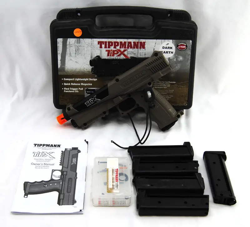 Used Tippmann Tipx Paintball Pistol - Dark Earth 1