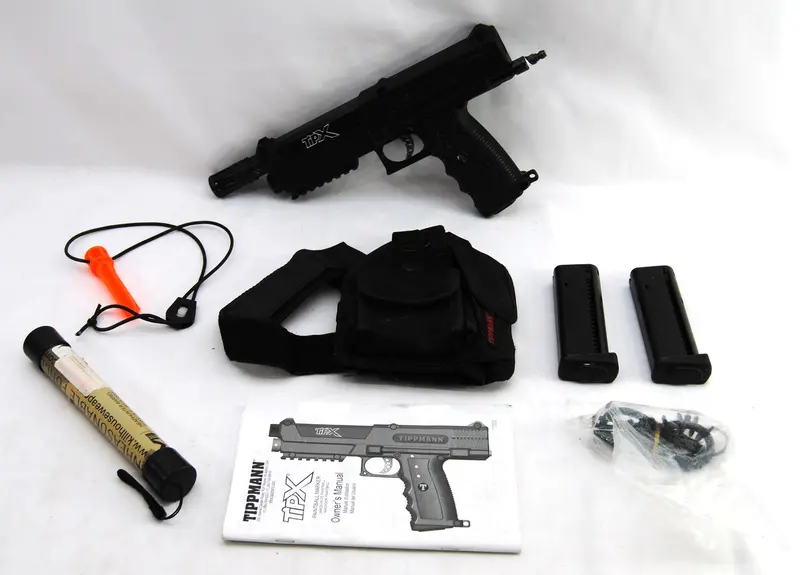 Used Tippmann Tipx W/ Remote Line Adapter - Black 1