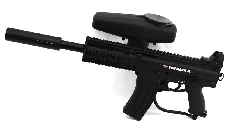 Used Tippmann X7 Paintball Marker W/ Apex2 Barrel 1